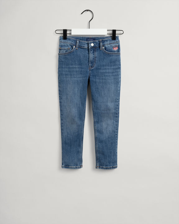 Retro Shield jeans til gutt/jente