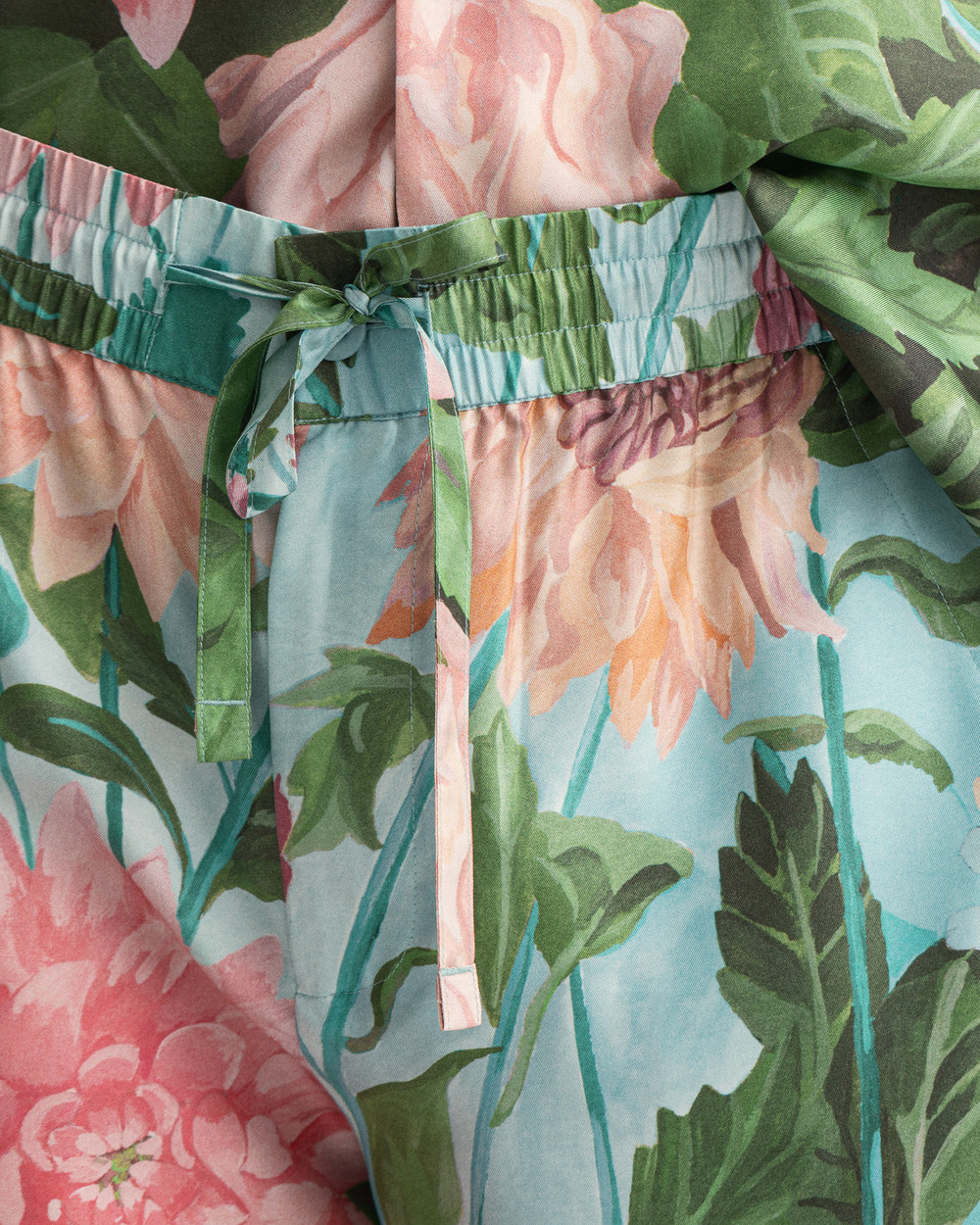 Dahlia Shorts med Silketrykk