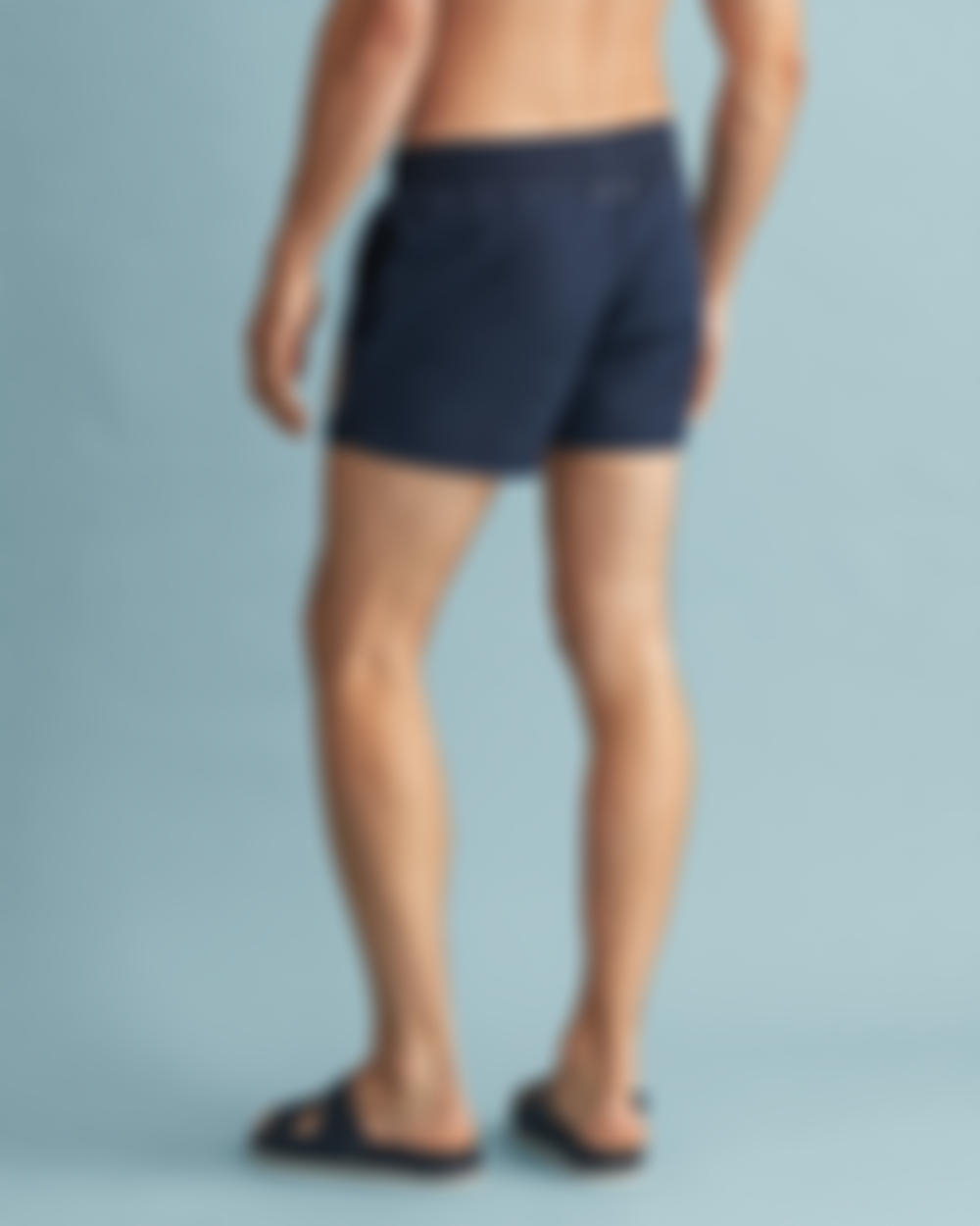 Korte Badeshorts med Broderi