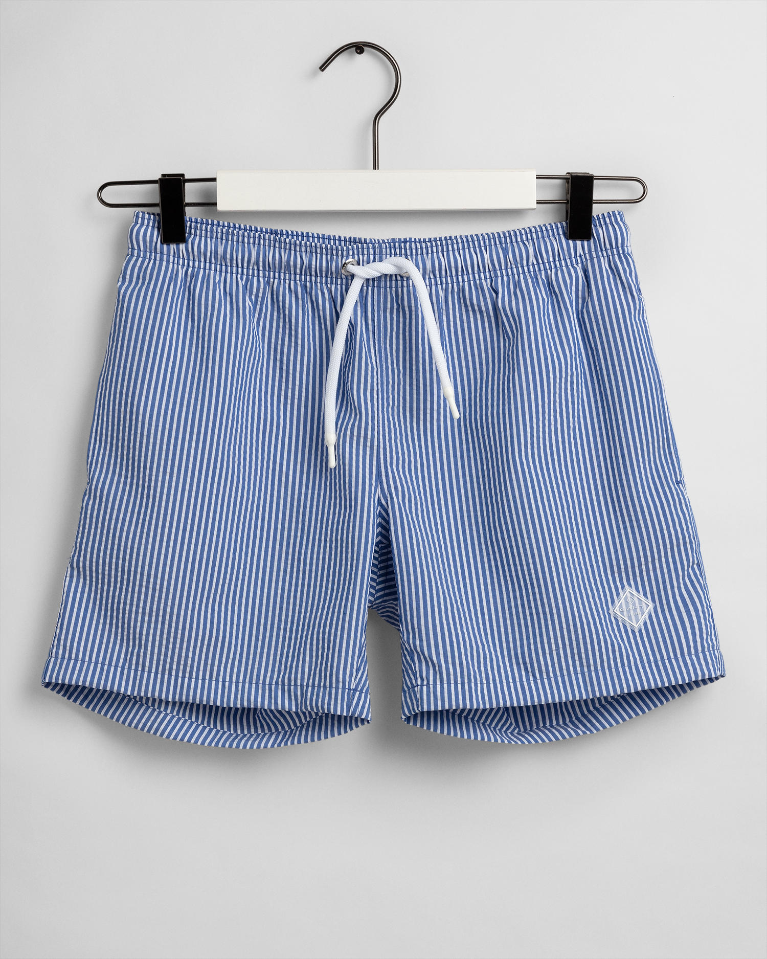 Teen Boys Seersucker Swim Shorts