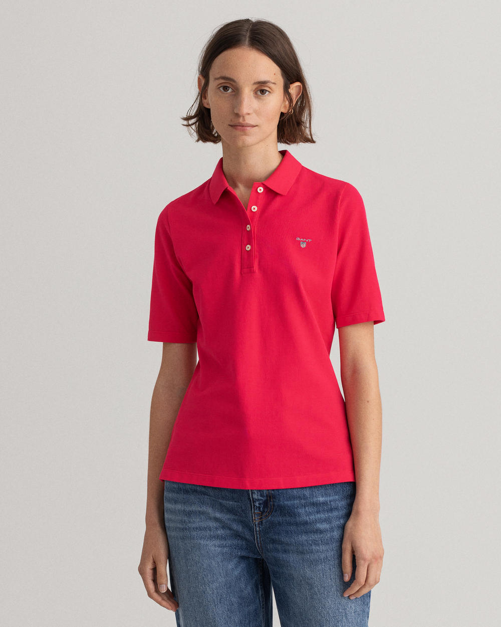 Original Long-Short Sleeve Piqué Polo Shirt - GANT