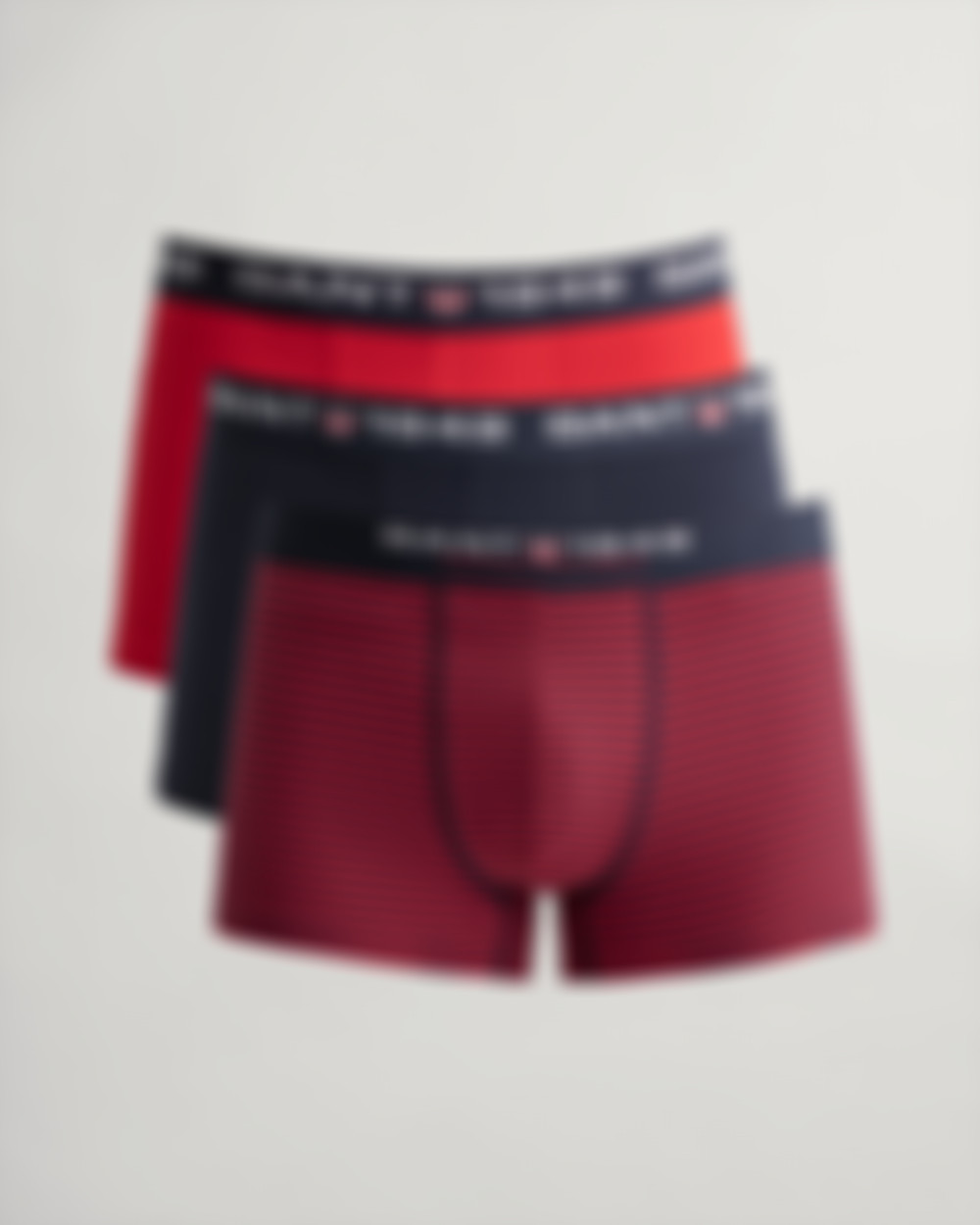 3-Pakning Retro Shield Stripete Boksershorts