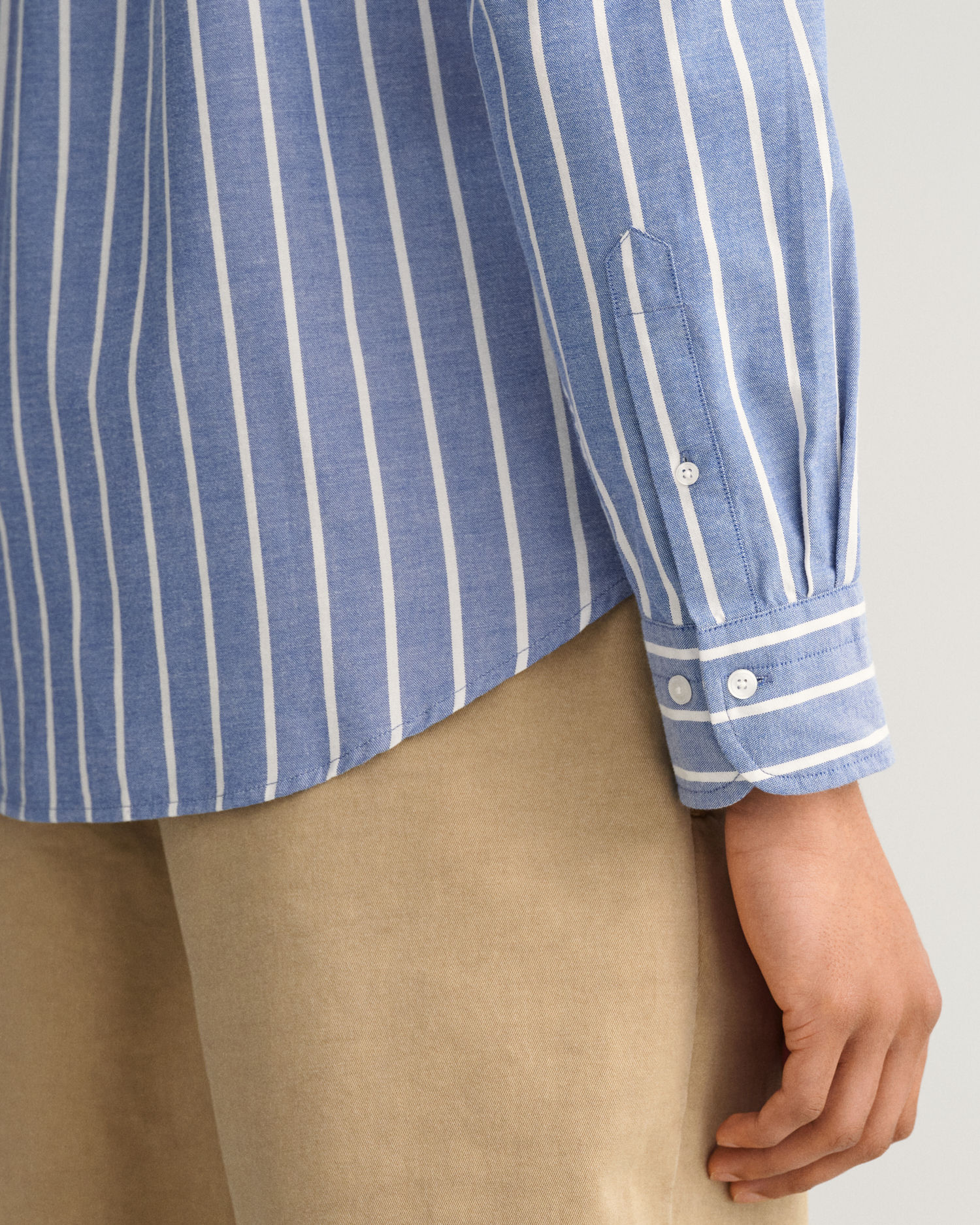 Regular Fit Oxford Wide Stripe Shirt