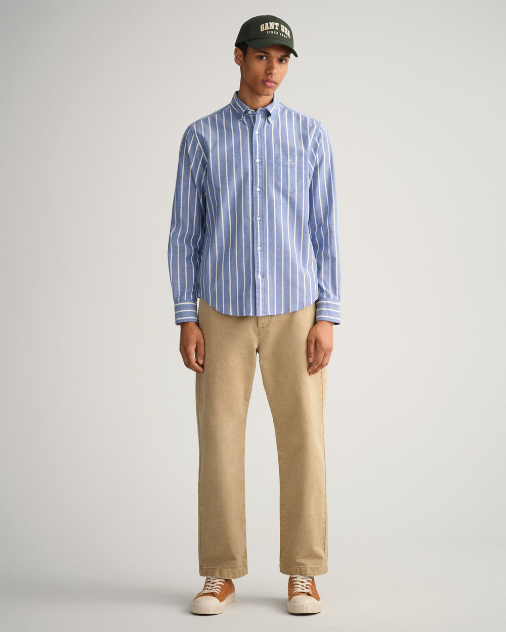 Regular Fit Oxford Wide Stripe Shirt