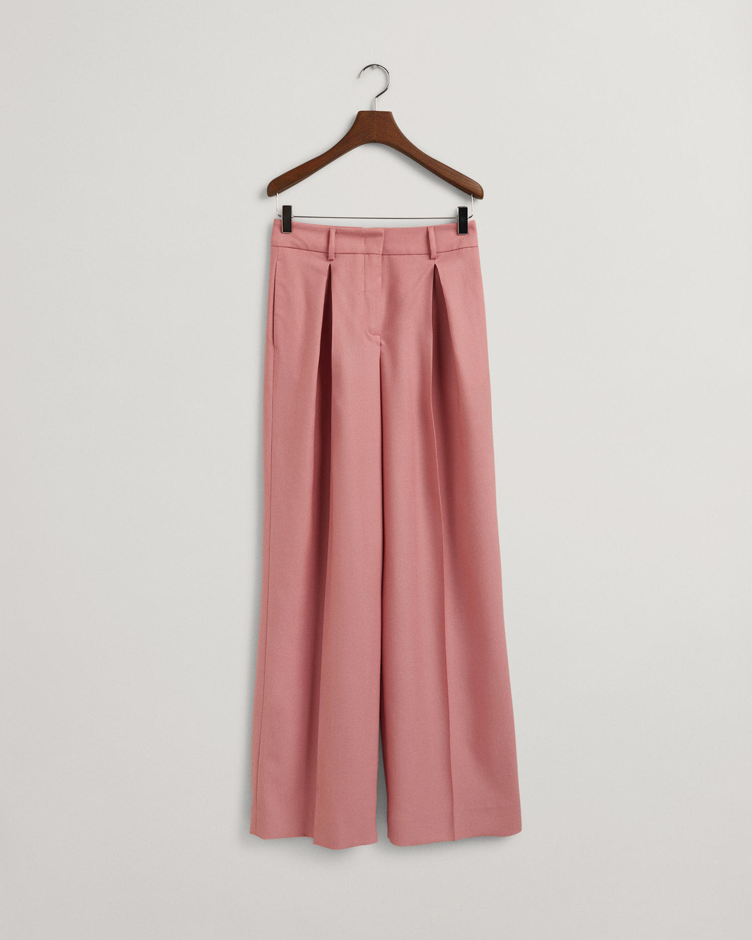 High-Waisted Pleated Wide Pants