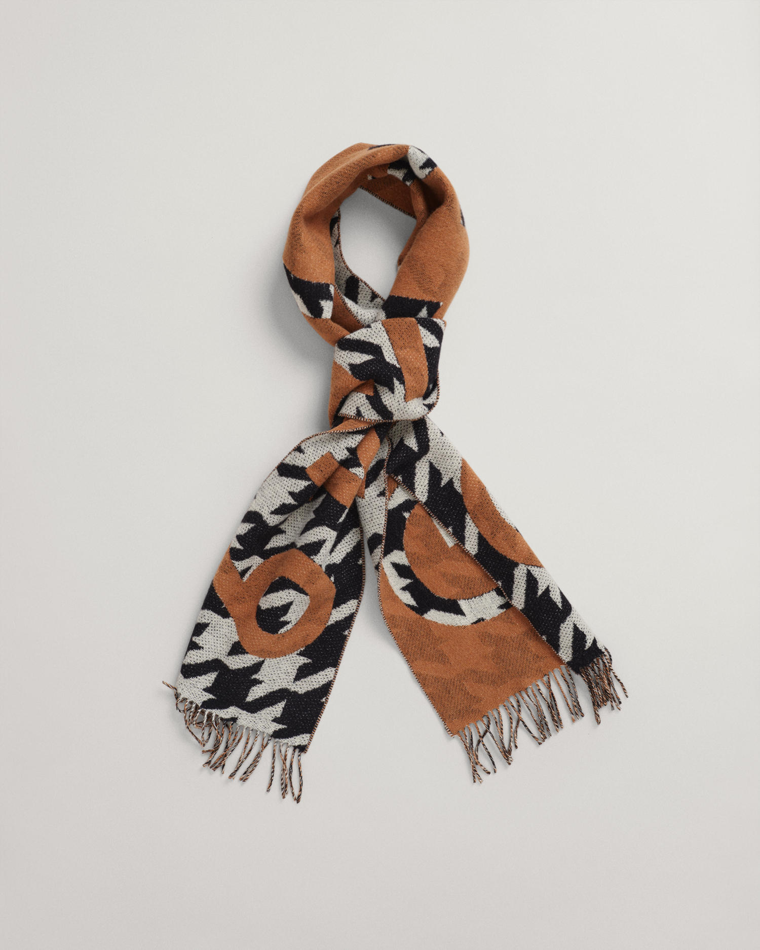 Houndstooth Logo Scarf