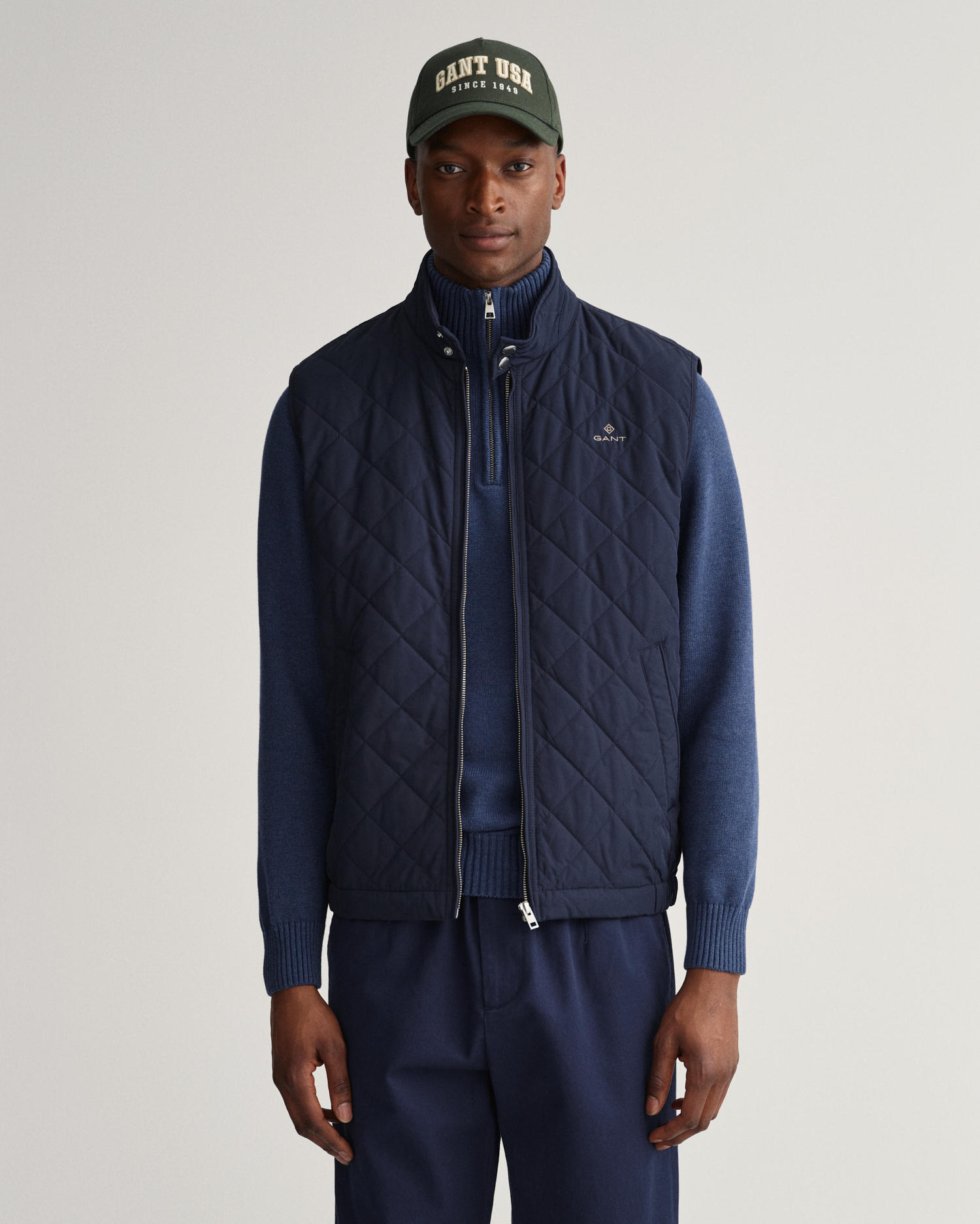 Quilted Windcheater Vest