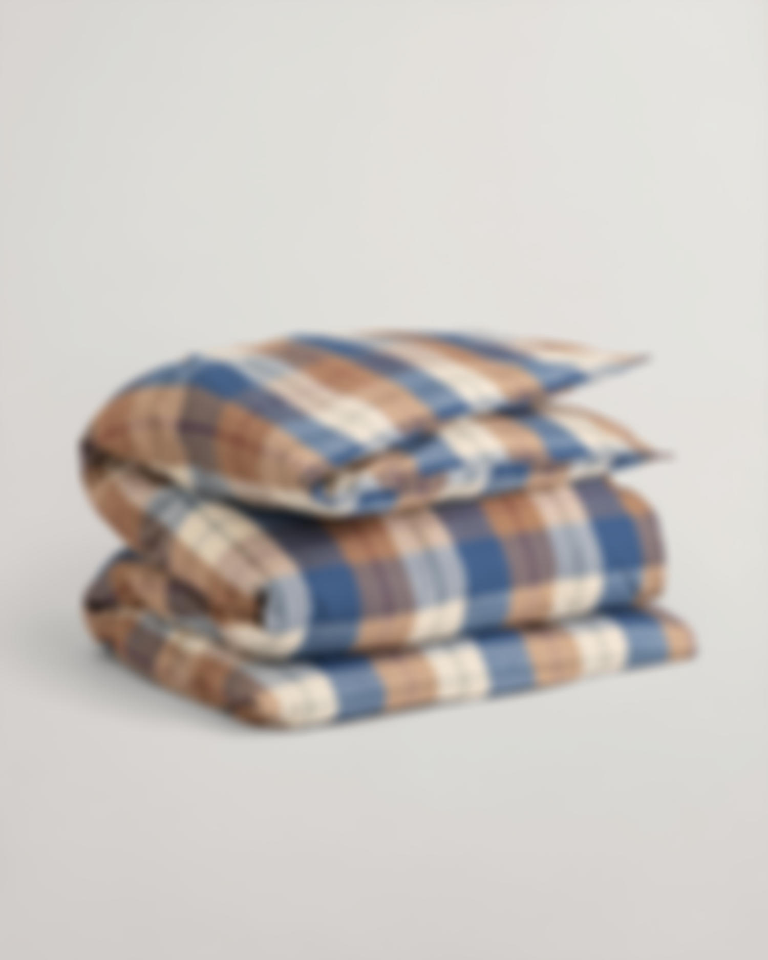 Flannel Check Single Duvet