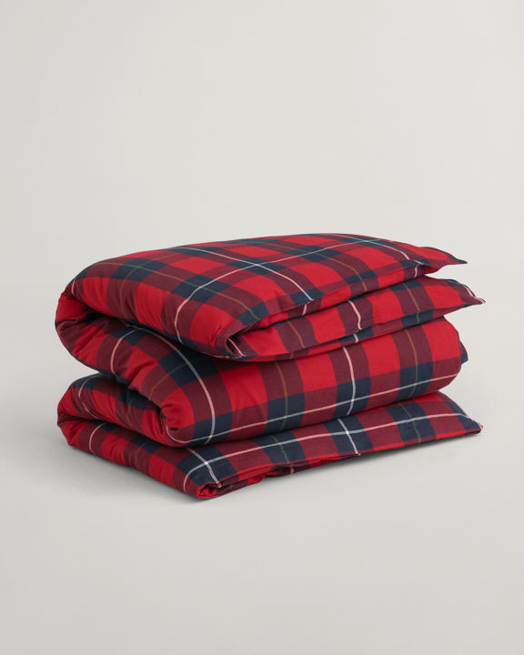 Flannel Check Single Duvet