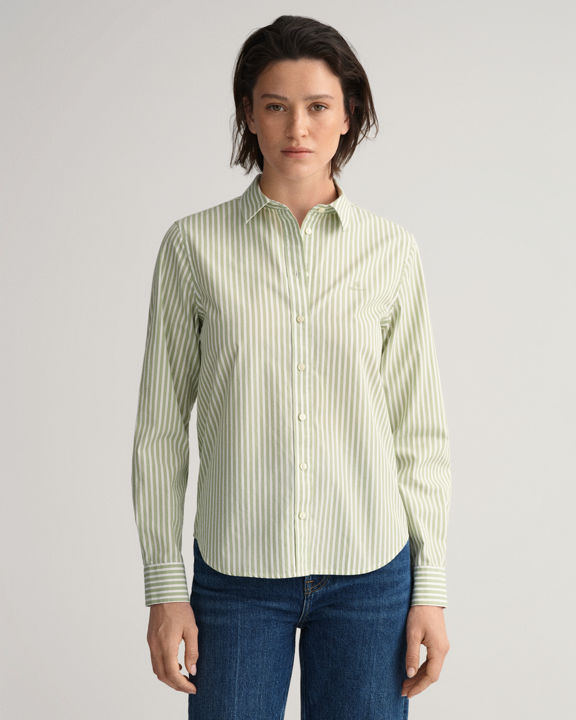 Regular Fit Striped Broadcloth Shirt