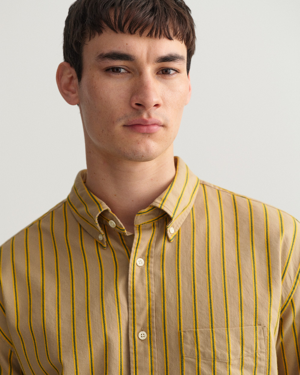 Relaxed Fit Dobby Stripe Shirt