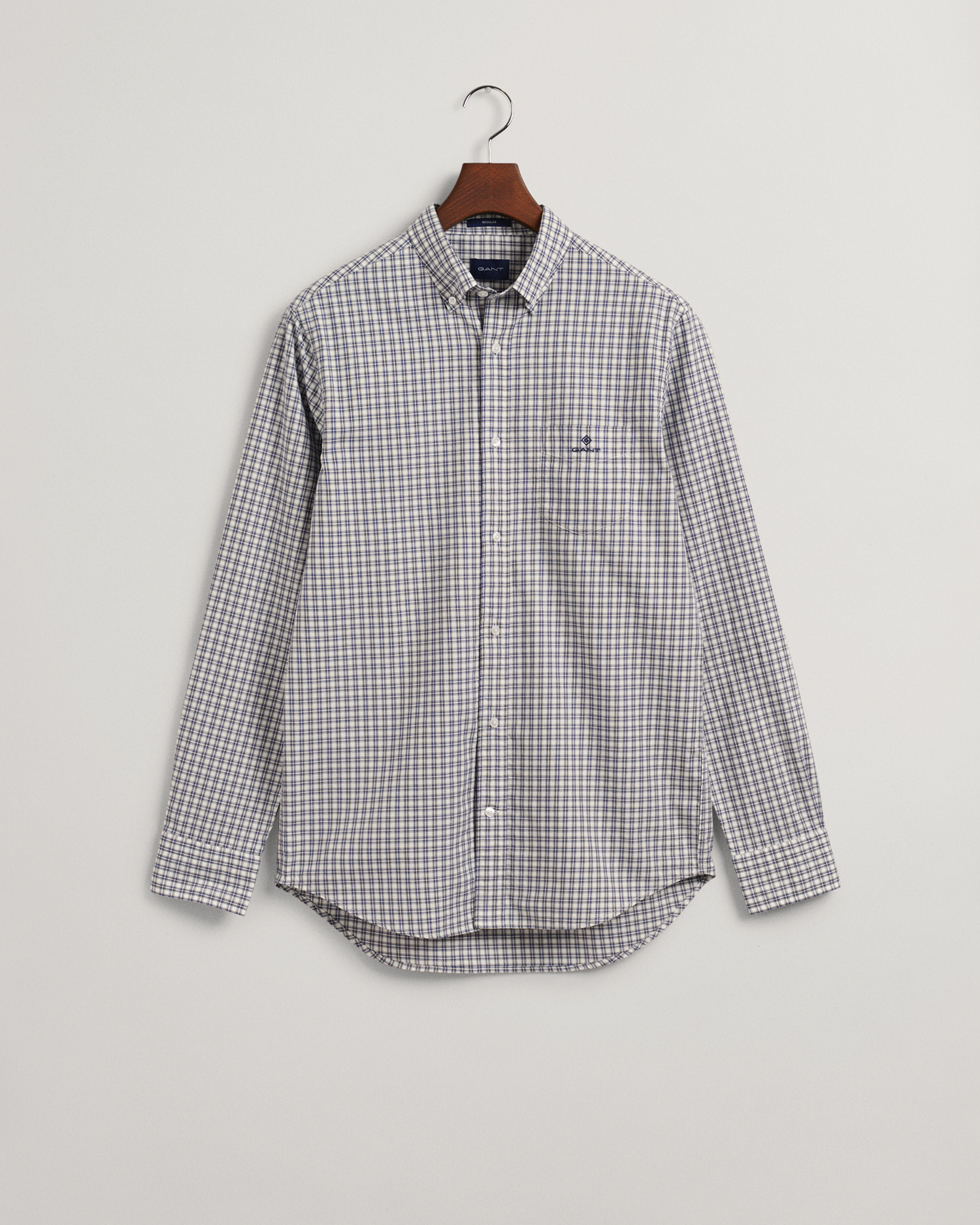 Regular Fit Small Tartan Twill Shirt