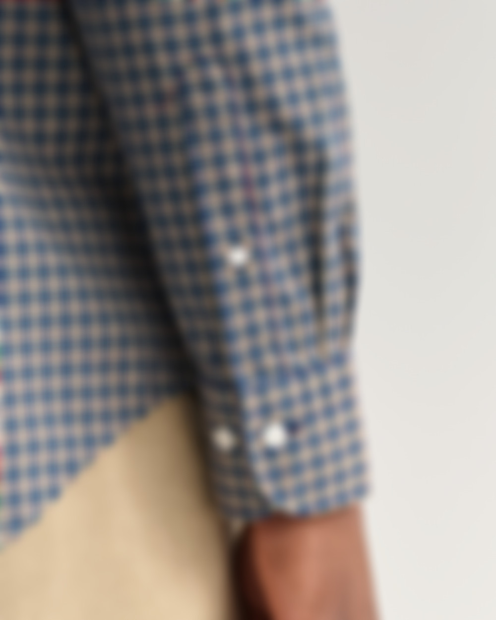 Regular Fit Small Tartan Twill Shirt