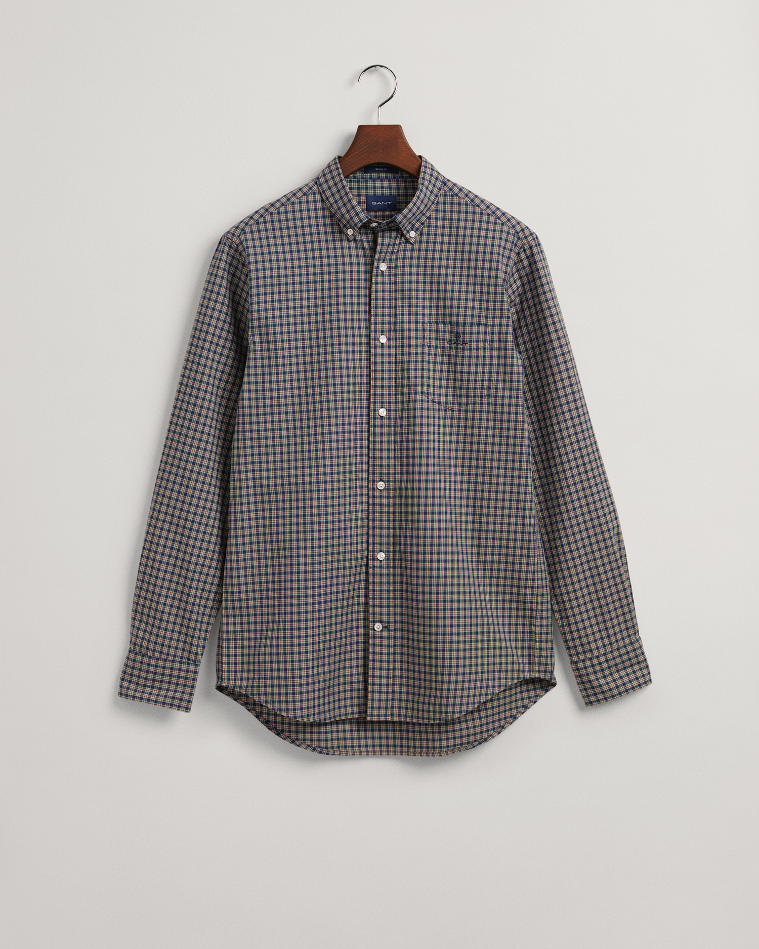 Regular Fit Small Tartan Twill Shirt