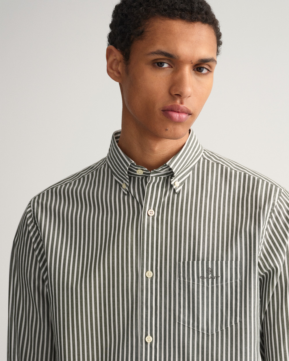 Regular Fit Stripe Broadcloth Shirt