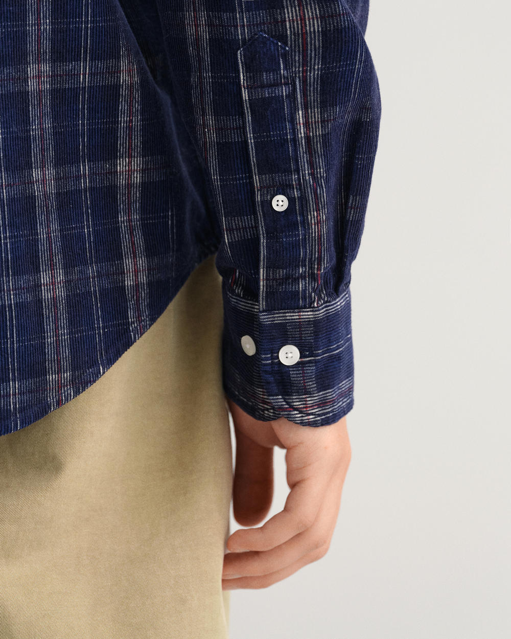 Regular Fit Corduroy Check Shirt