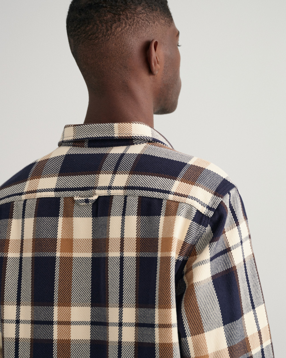 Heavy Twill Check Overshirt