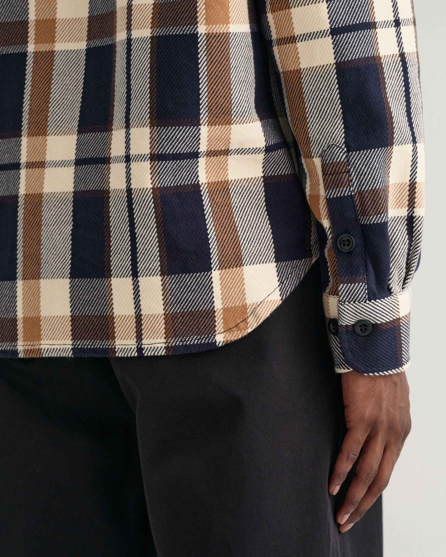 Heavy Twill Check Overshirt