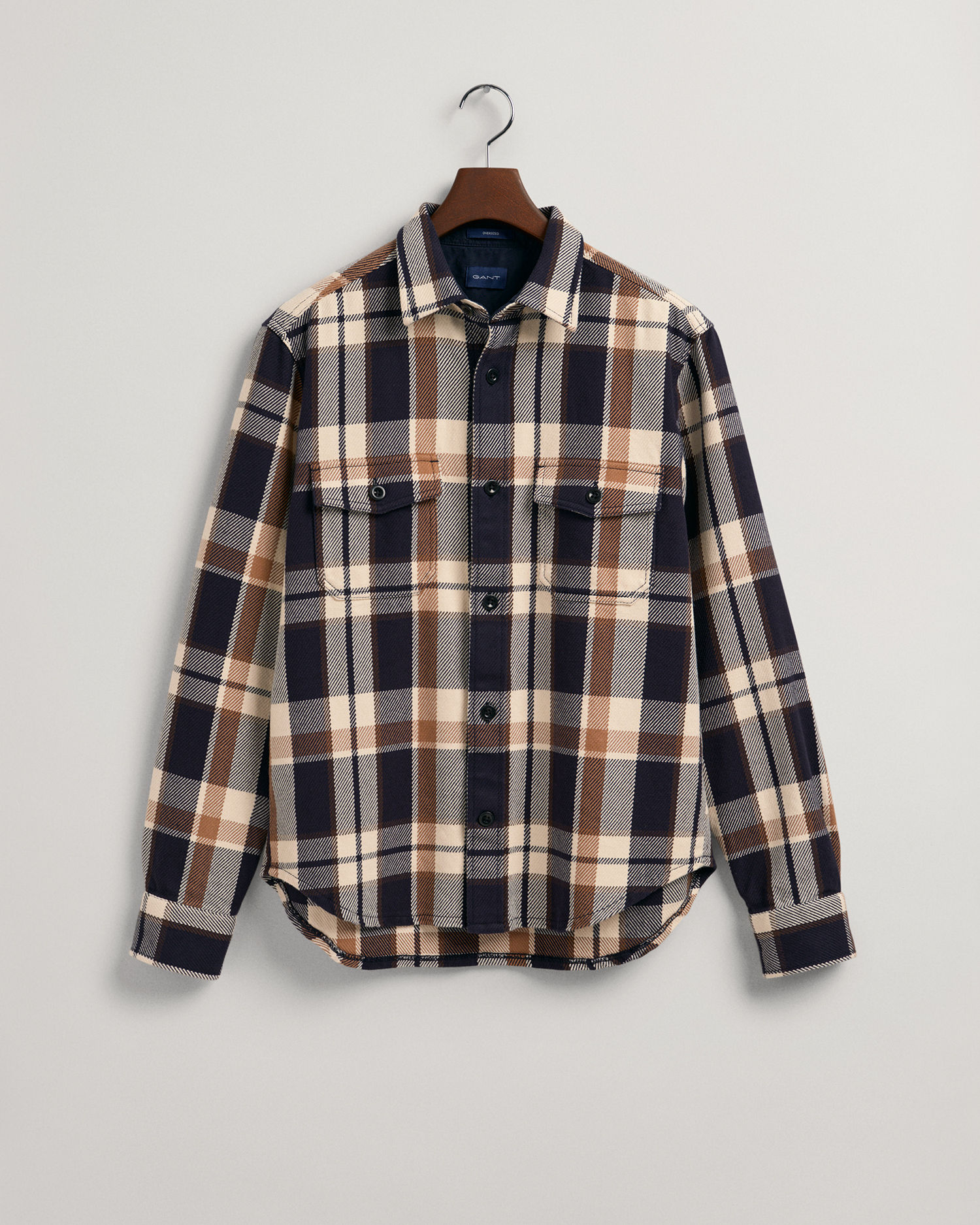 Heavy Twill Check Overshirt