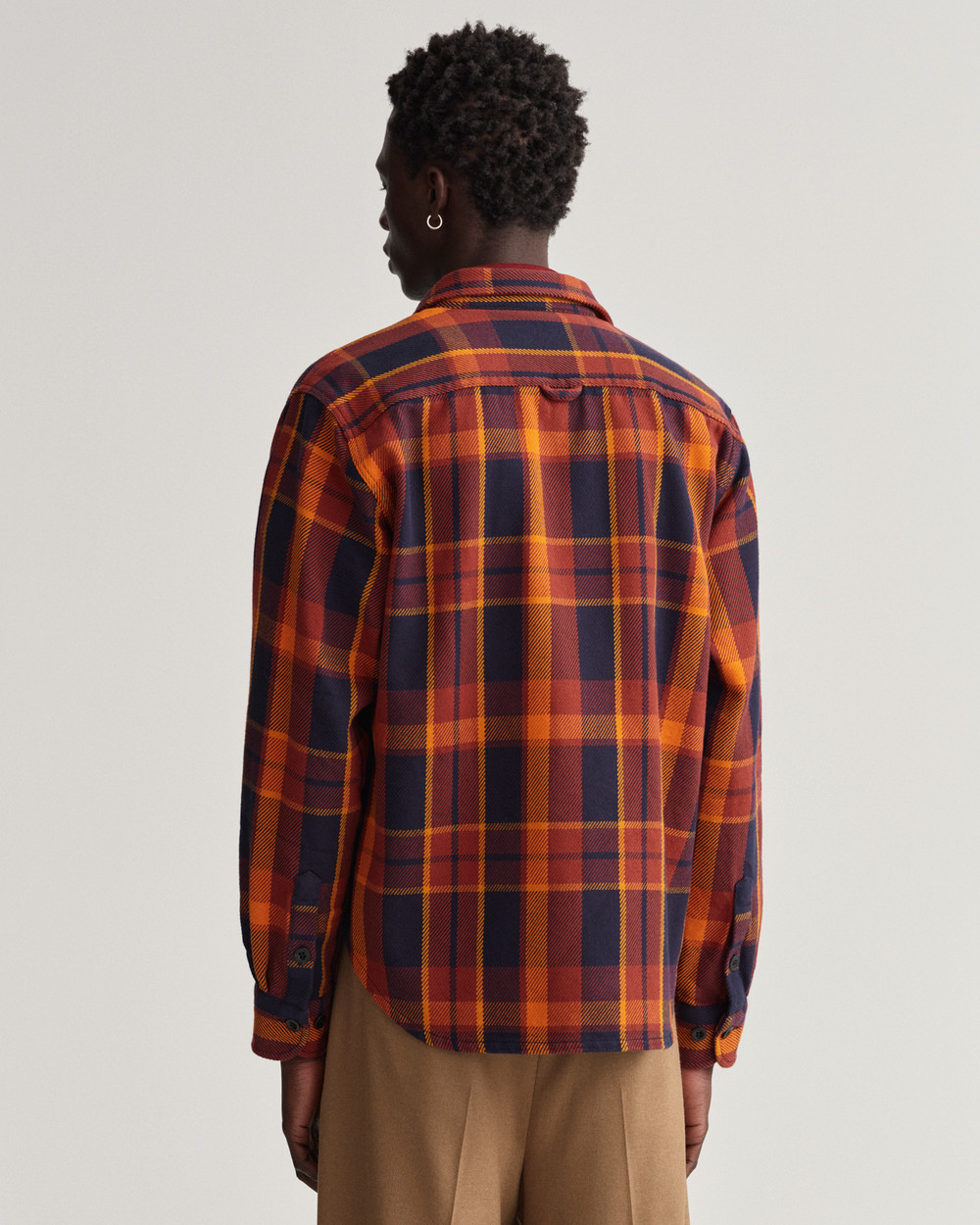 Heavy Twill Check Overshirt