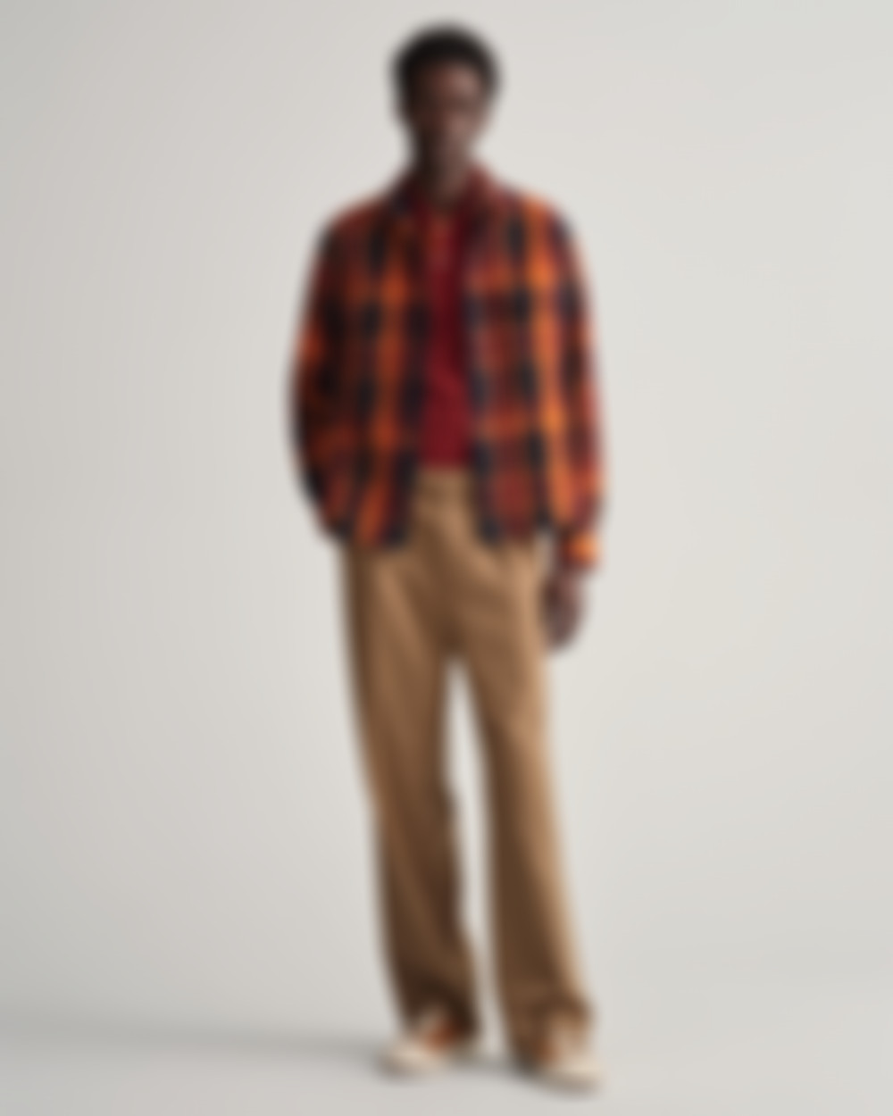 Heavy Twill Check Overshirt