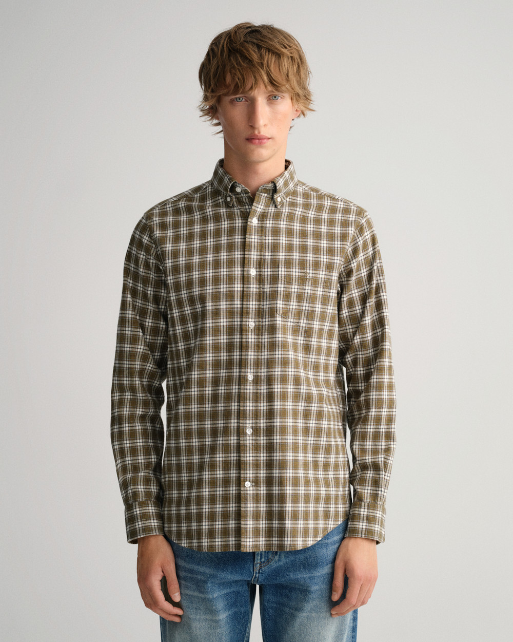 Regular Fit Flannel Check Shirt