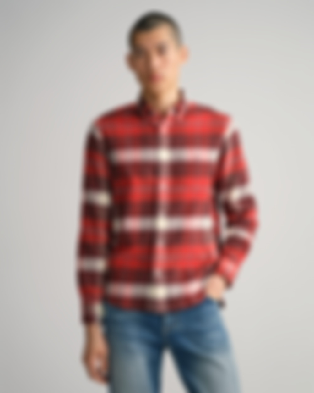 Regular Fit Flannel Plaid Shirt