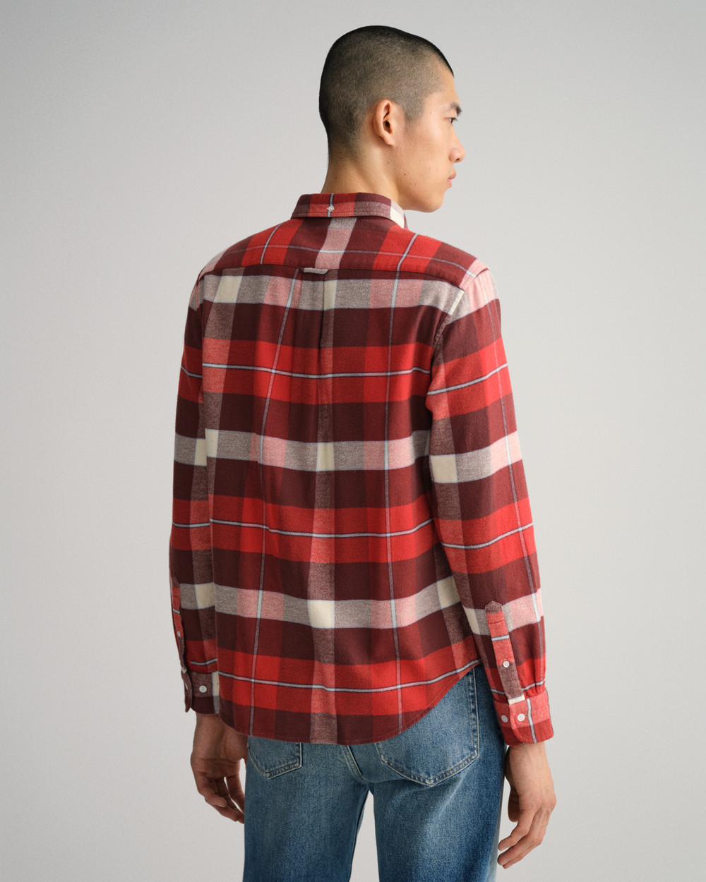 Regular Fit Flannel Plaid Shirt