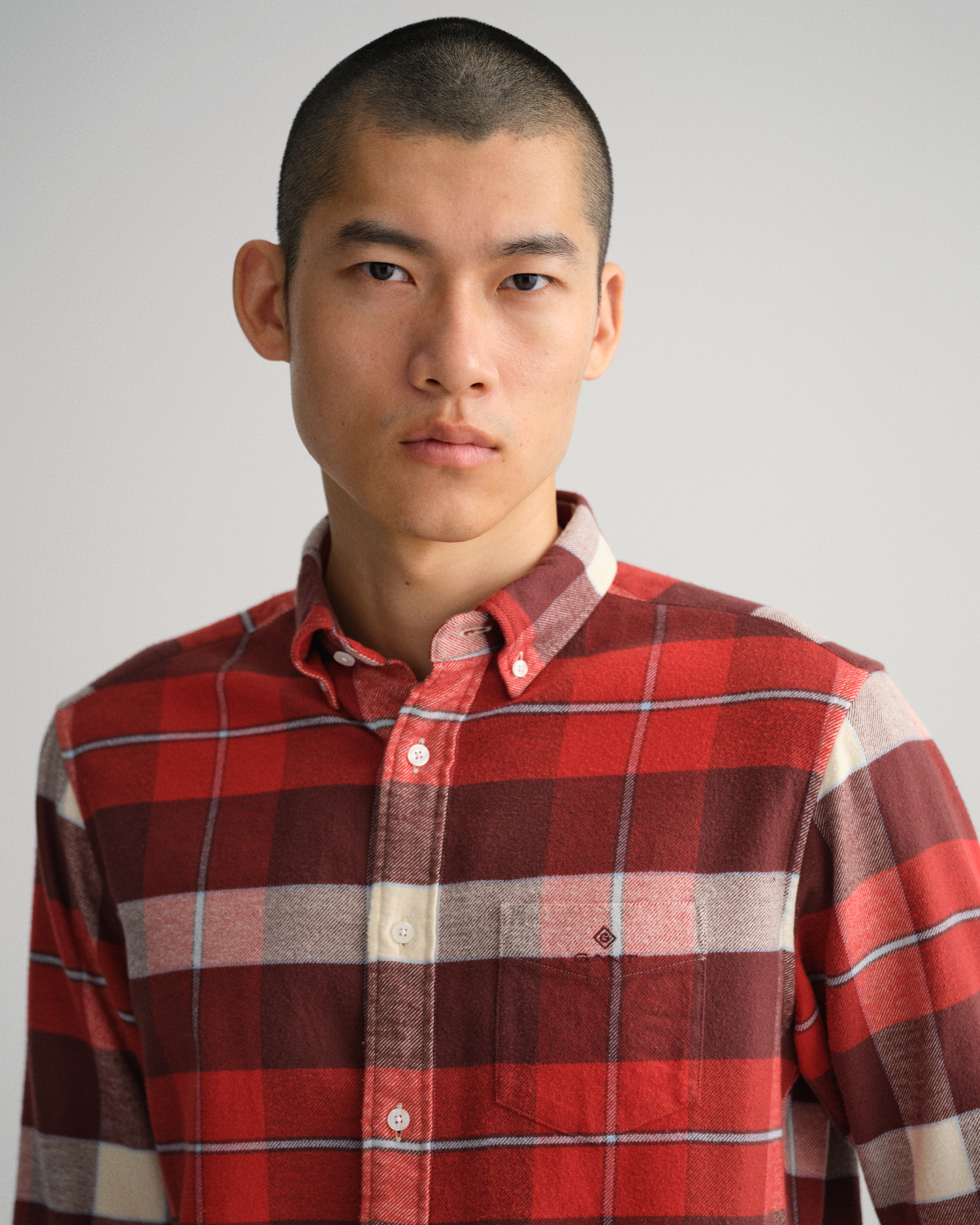 Regular Fit Flannel Plaid Shirt