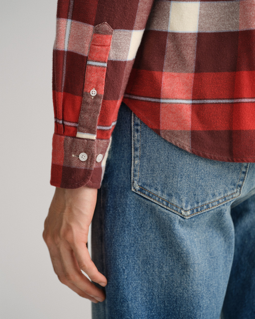 Regular Fit Flannel Plaid Shirt