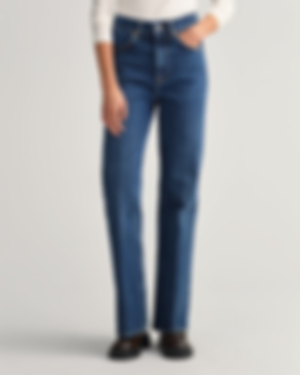 High-Waisted Flare Jeans