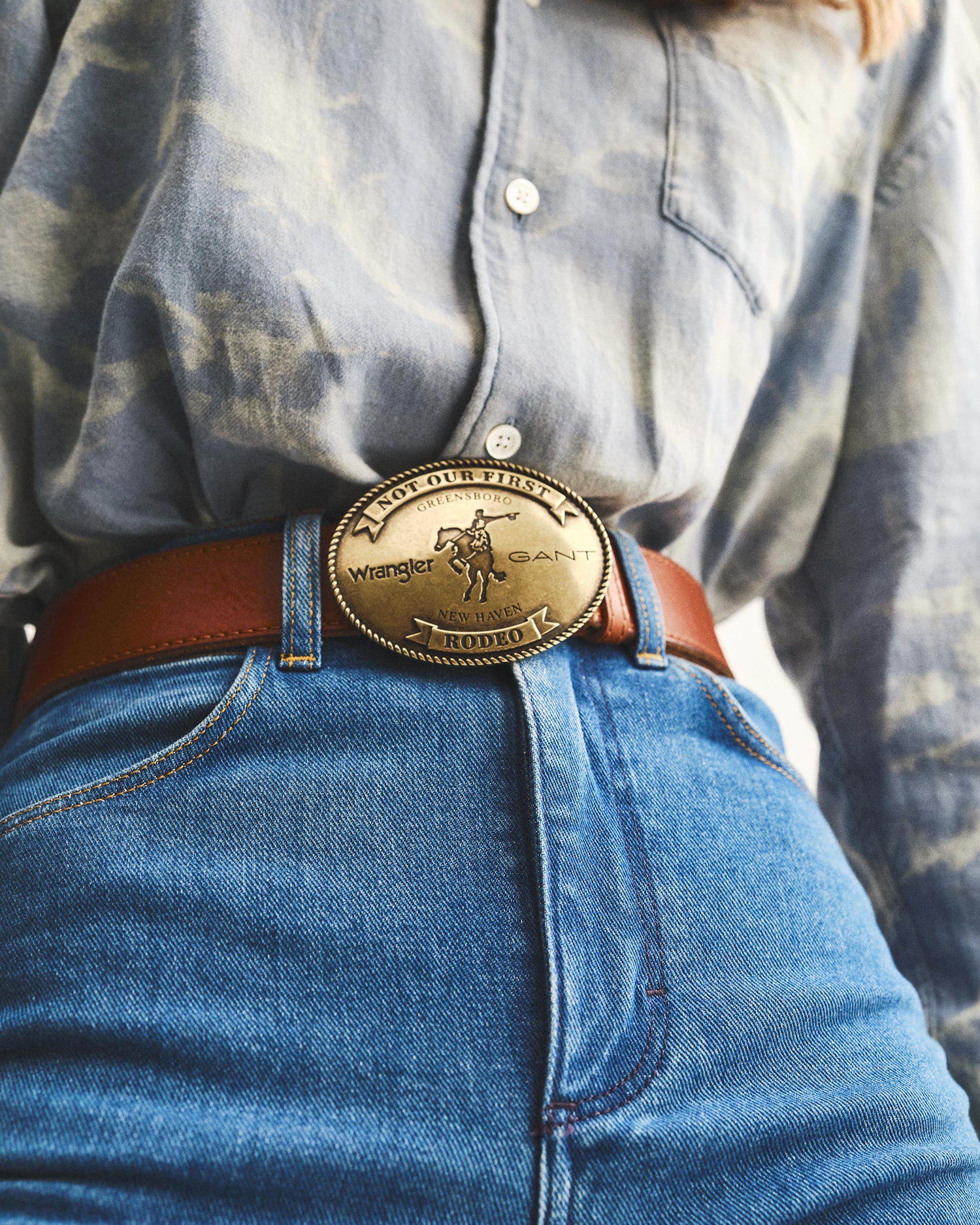 GANT x Wrangler Leather Belt