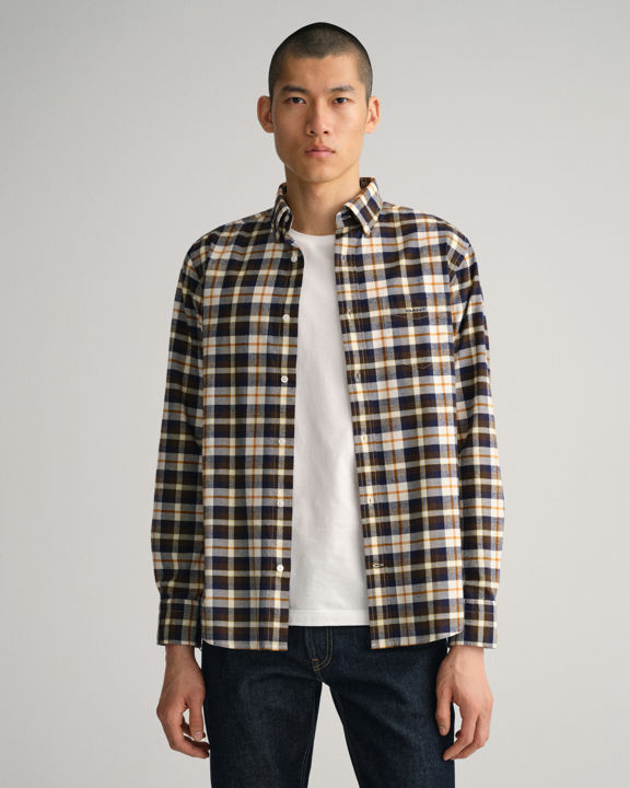 Regular Fit Brushed Oxford Tartan Shirt