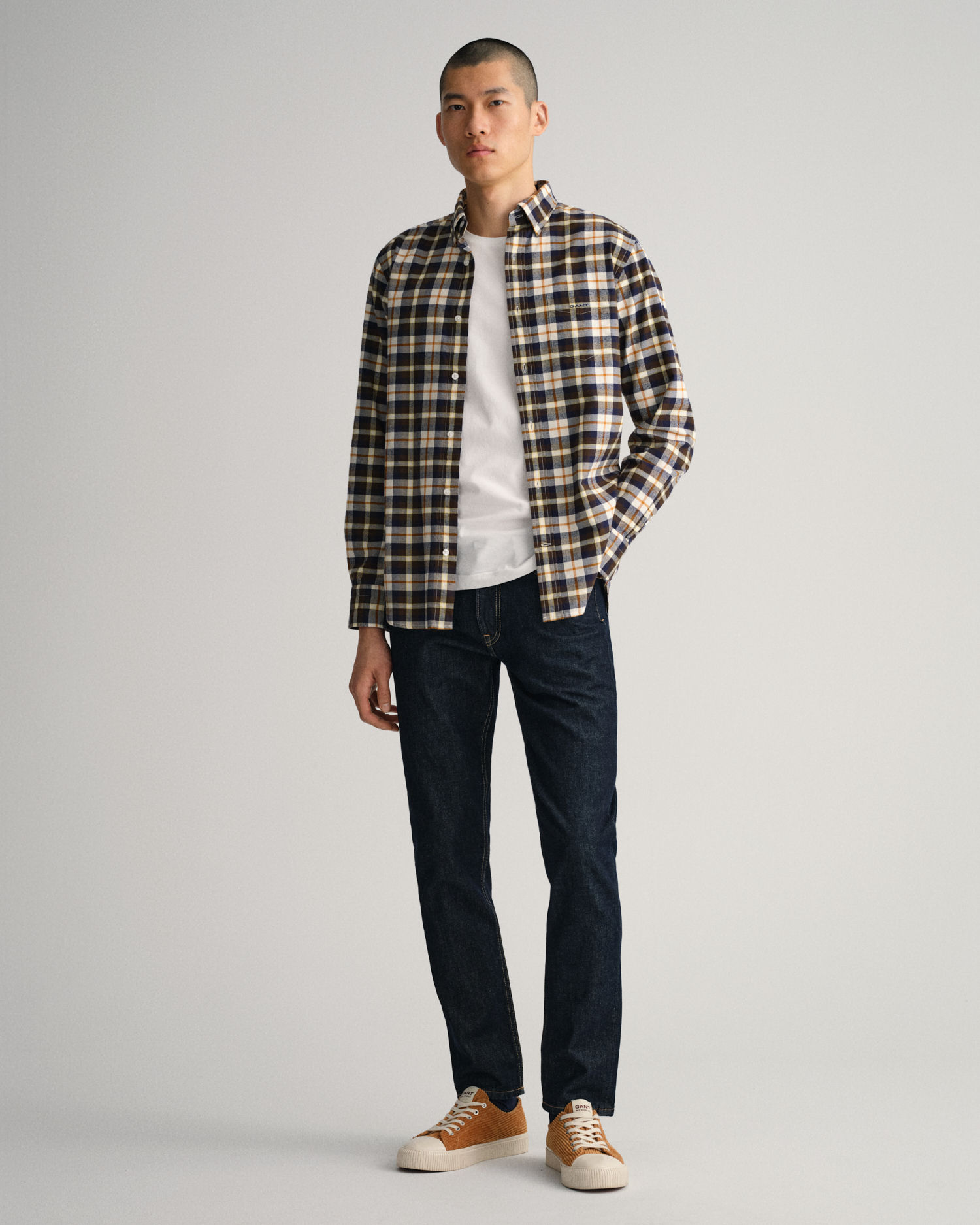 Regular Fit Brushed Oxford Tartan Shirt