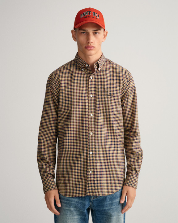 Regular Fit Gingham Twill Shirt