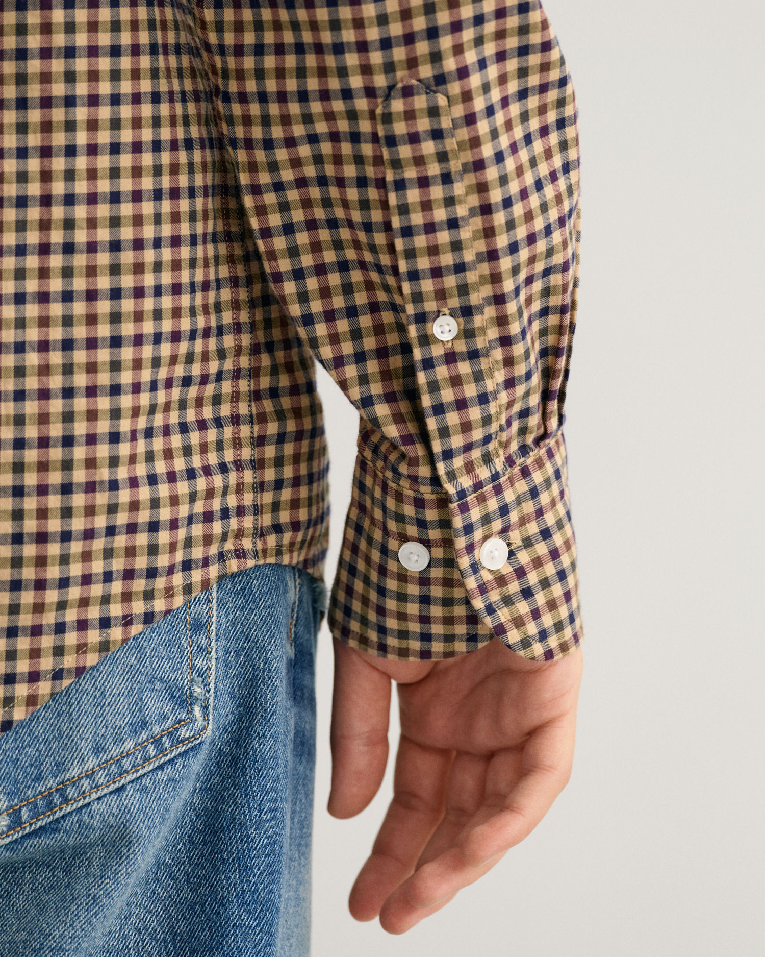 Regular Fit Gingham Twill Shirt