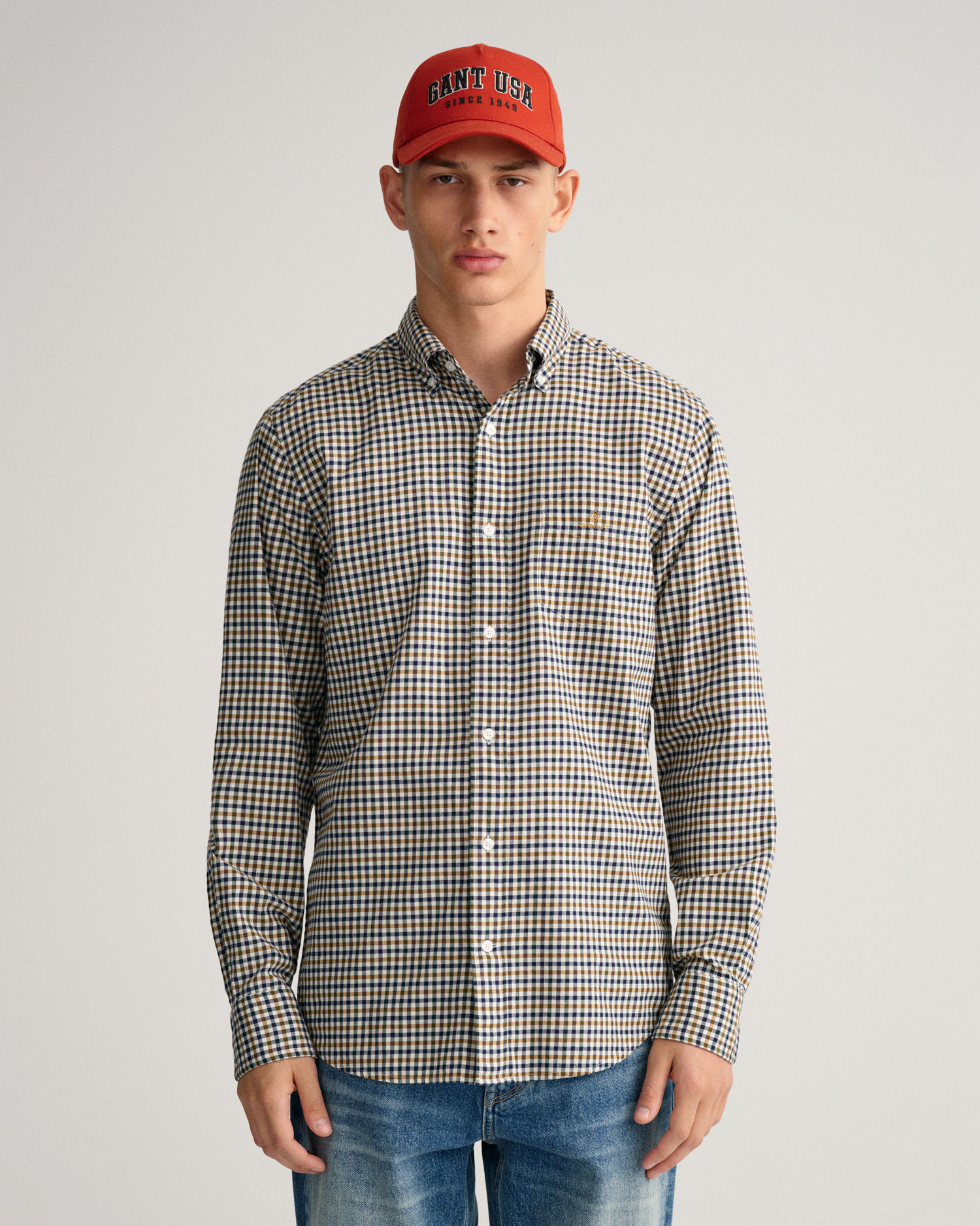 Regular Fit Gingham Twill Shirt