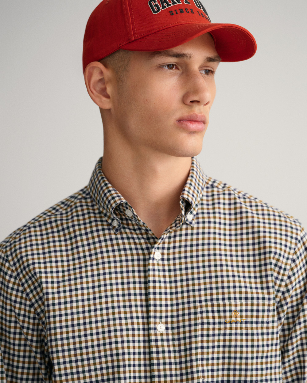 Regular Fit Gingham Twill Shirt