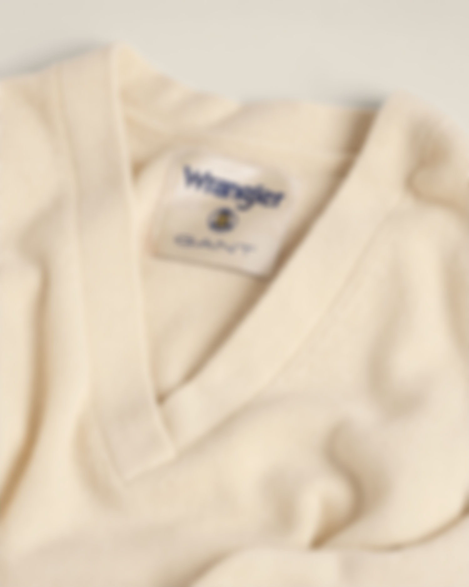 GANT x Wrangler Varsity Cashmere Blend V-Neck Sweater