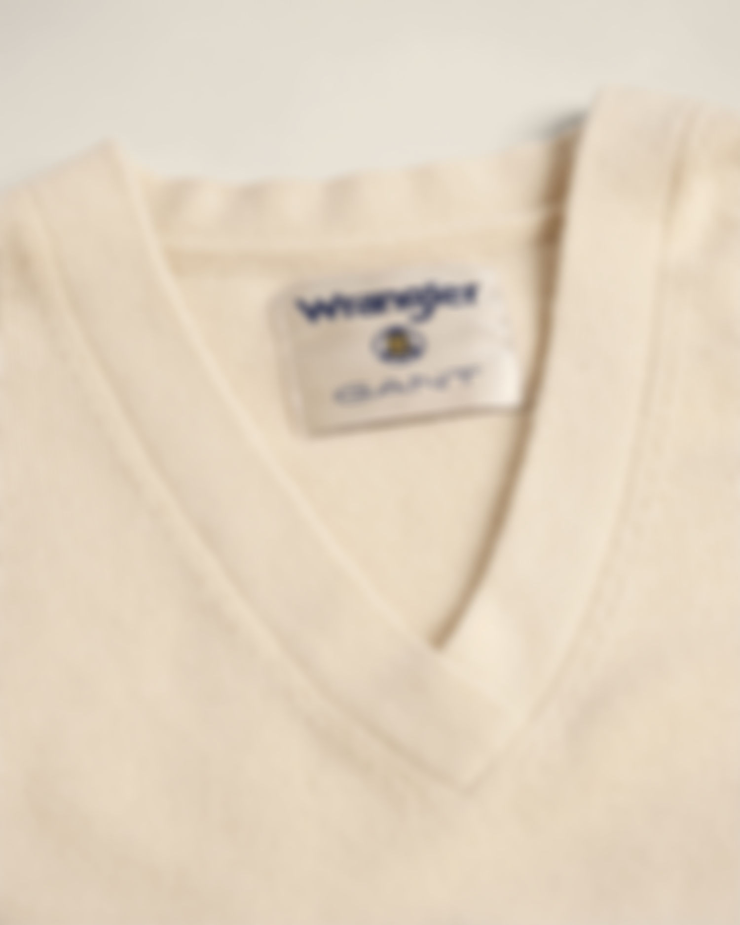 GANT x Wrangler Varsity Cashmere Blend V-Neck Sweater