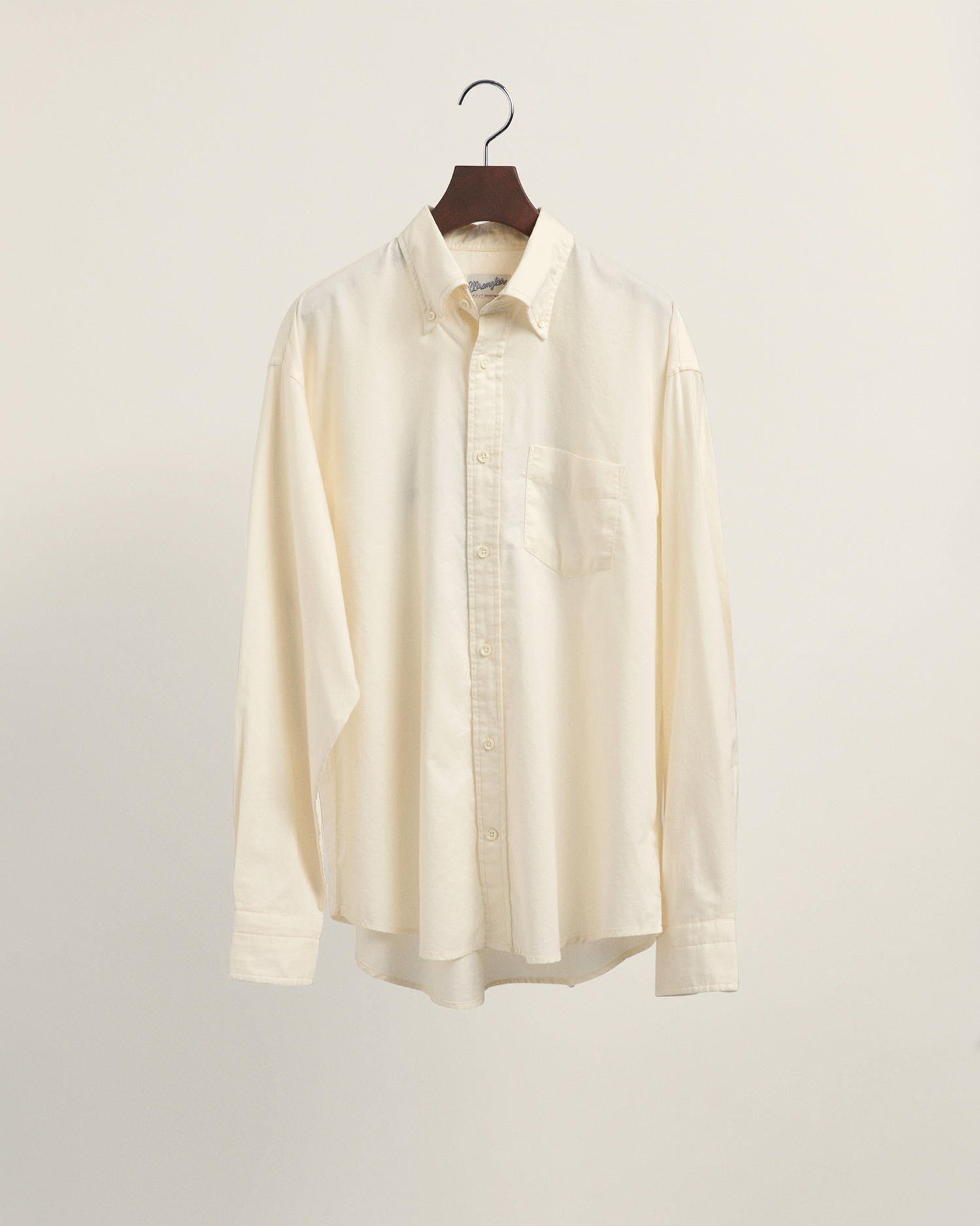 GANT x Wrangler Brodert Oxfordskjorte i Relaxed-Fit