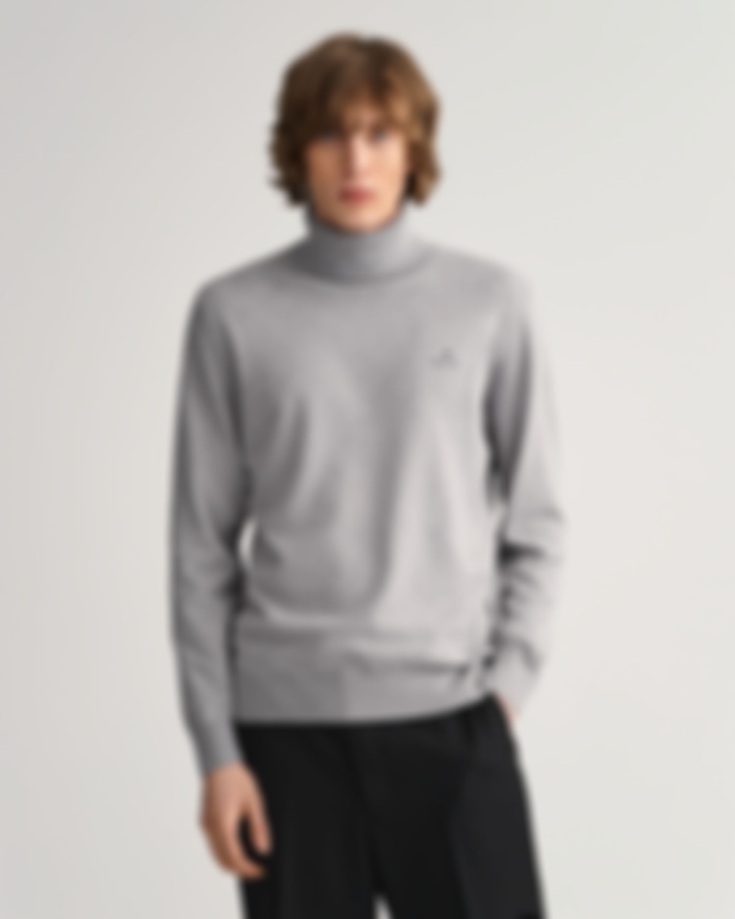 Cotton Cashmere Rollneck Sweater