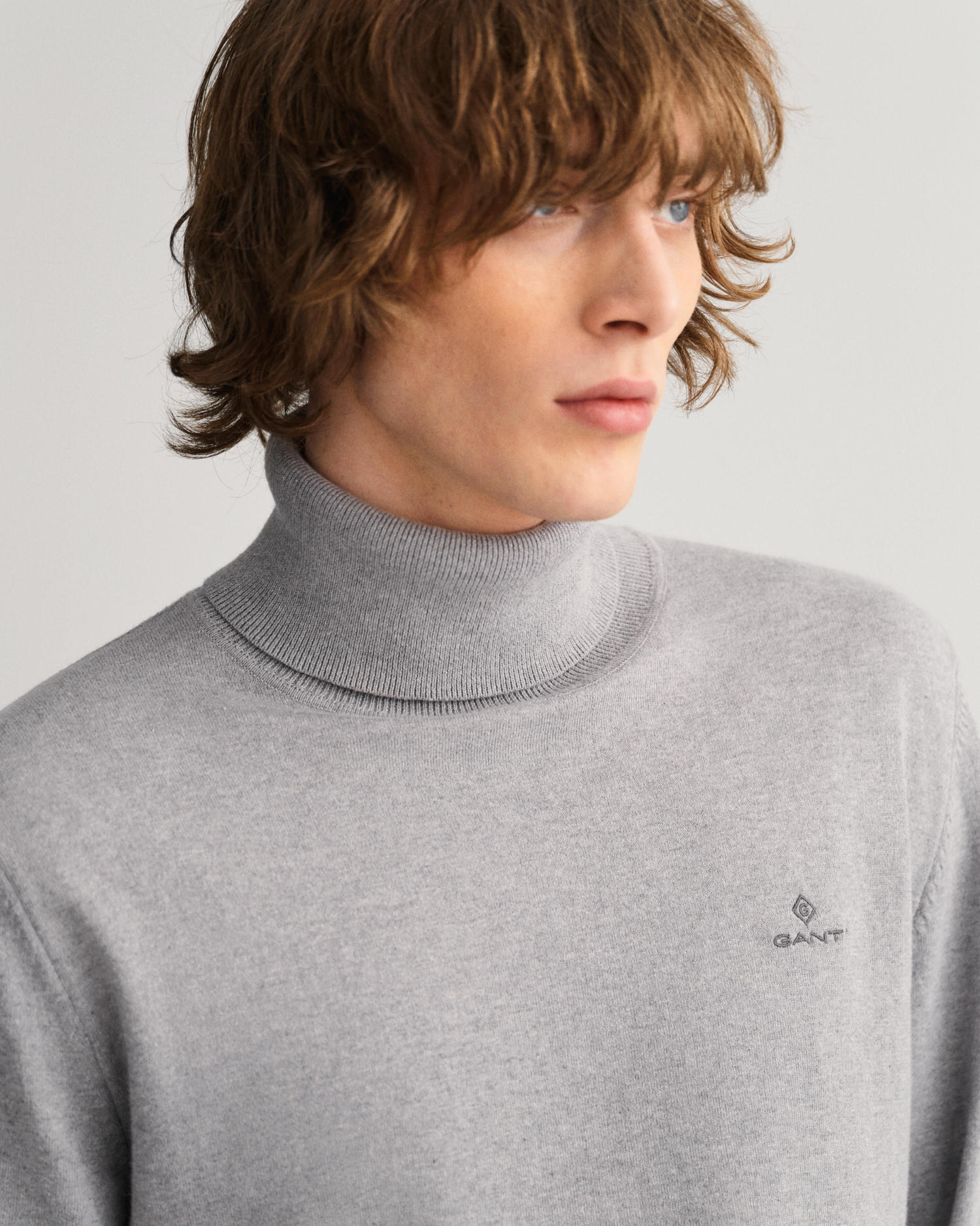 Cotton Cashmere Rollneck Sweater