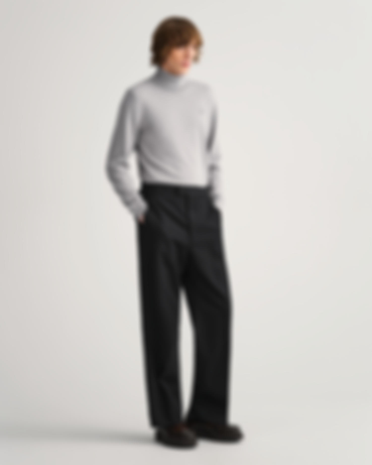 Cotton Cashmere Rollneck Sweater