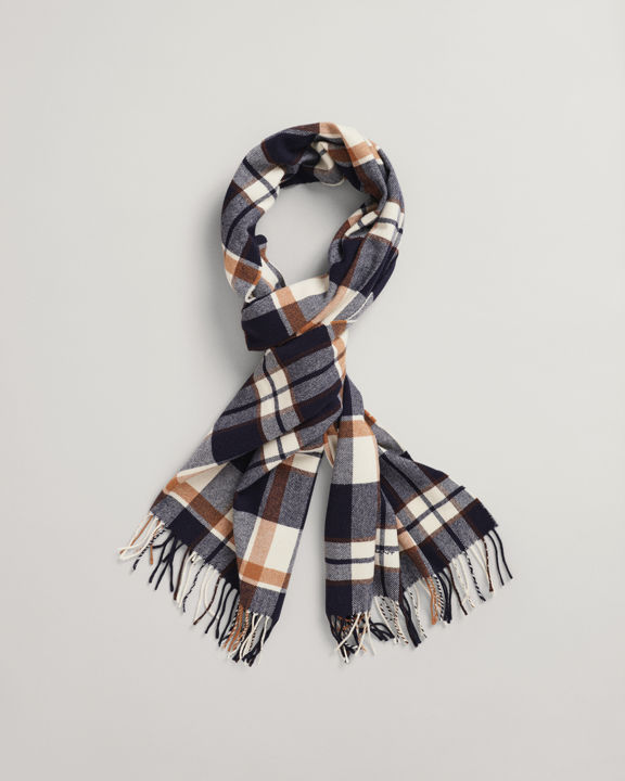 Wool Check Scarf