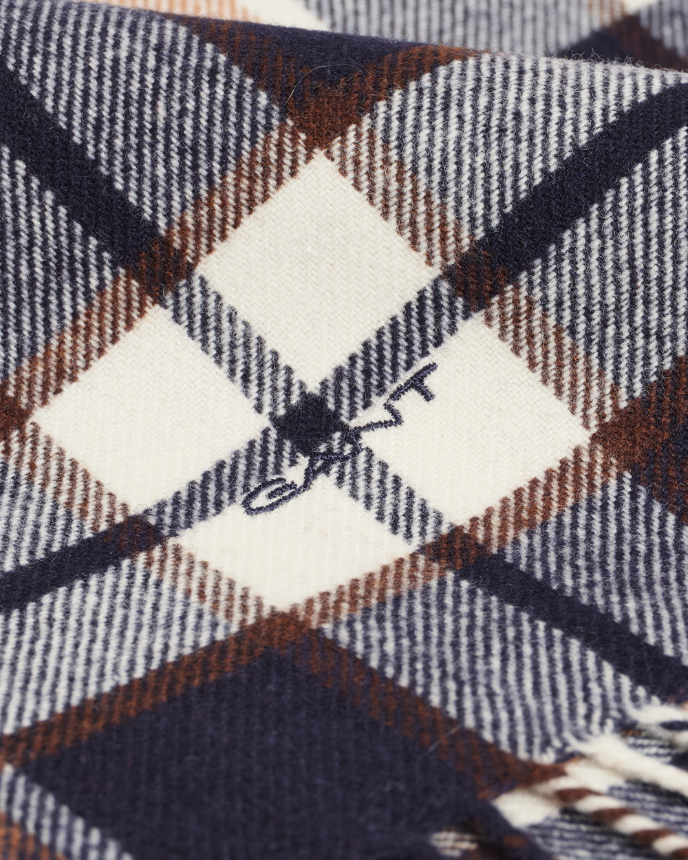 Wool Check Scarf