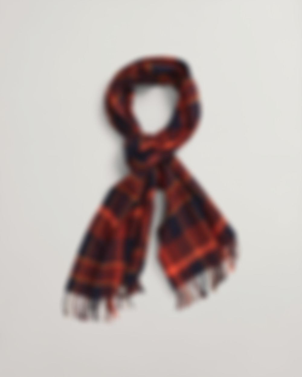 Wool Check Scarf