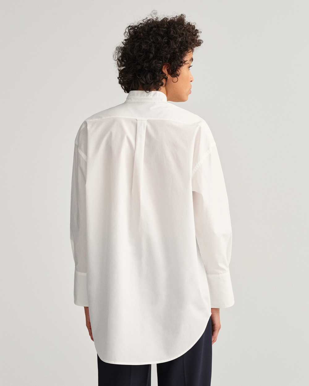 Oversized Pintuck Shirt