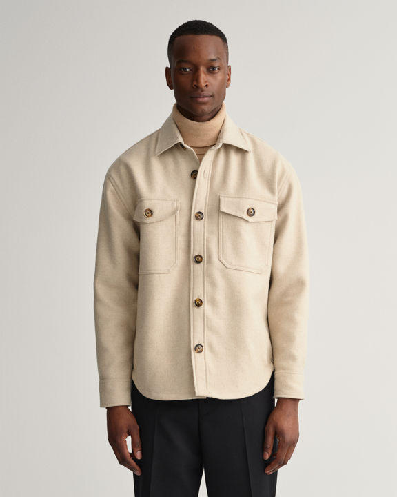 Wool Blend Overshirt