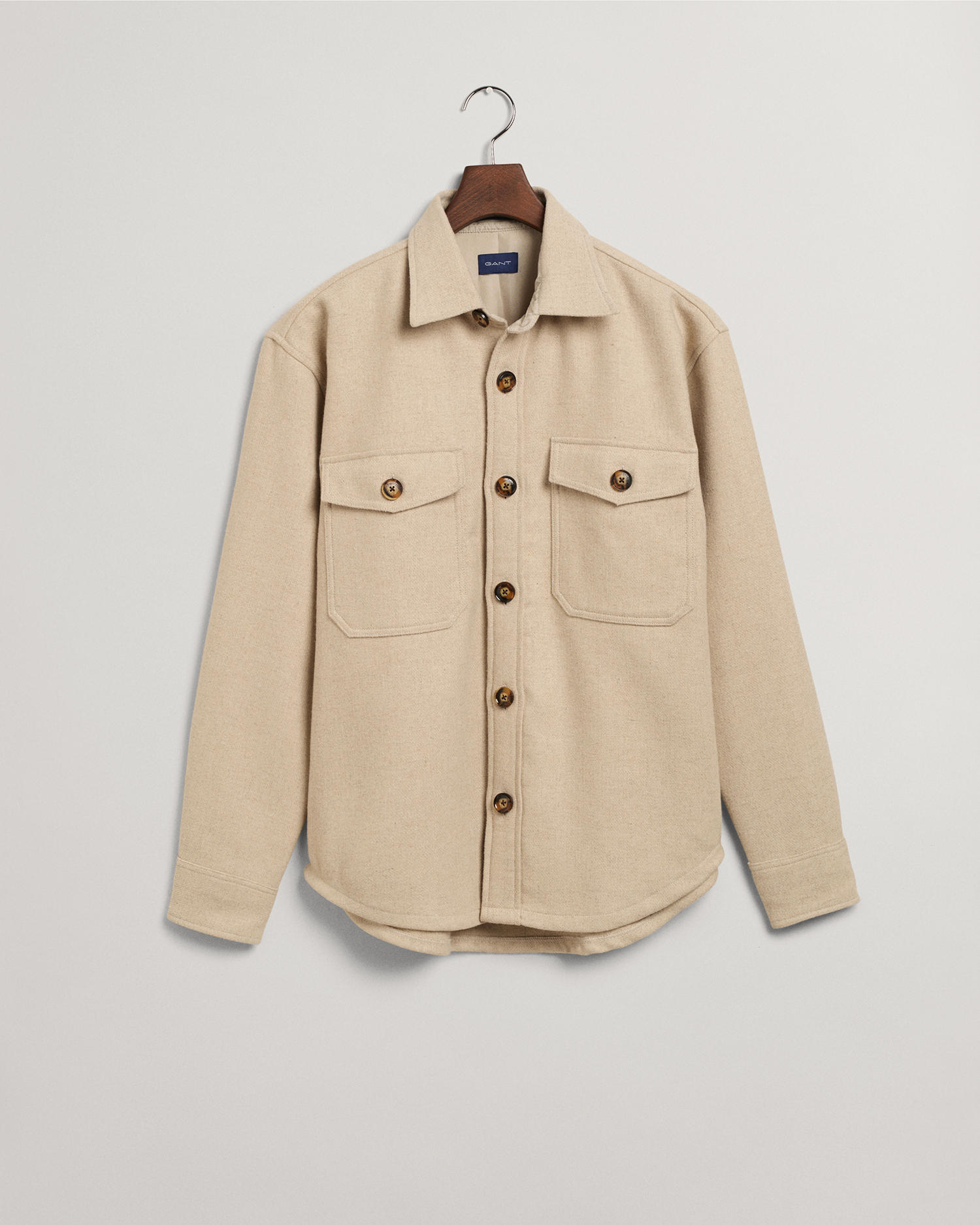 Wool Blend Overshirt